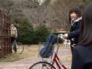 Horny Teens' Public Debauchery With Sneaky Nipponese Stalker