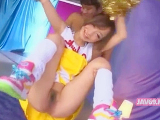Sexy Japanese Cheerleaders Going Wild with Fierce Nippon Pussy Licking and XXX Fucking in Tokyo