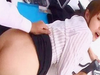 Sex with Slutty Asian Secretary on the Phone by Boss, Nippon Style