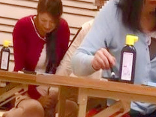 Busty Nippon Art Students Get Fucked in Tokyo and Bang XXX Porn During Thai Drawing Sessions