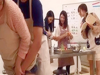 Sex craving Chef fucks Busty Student in Nippon Hot Kitchen XXX