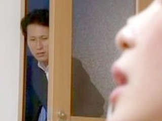 Horny hubby bursts in on cheating spouse's steamy Japan porn fantasy