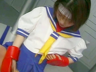 Pulsing nipples and wet panties - Sakura's hottest Street Fighter scene unleashed in Video 5!