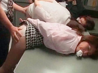 Japanese pornstar's kinky bondage sex