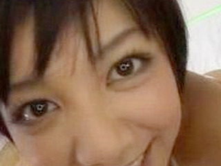 Japanese Teen Gets XXX Blowjob and Nips Cumshot on Her Tit-fuck Toy