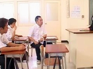 Hot Nippon Gangbang with Teacher's Secret Desires Erotic Exposure